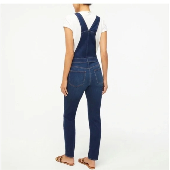 J. Crew Factory Dark Wash Skinny Overalls NWT - Picture 16 of 16